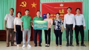 KLC Group chung tay cùng bà con Gò Công Đông, Tiền Giang vượt qua hạn mặn.